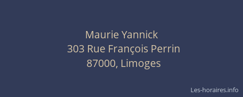 Maurie Yannick