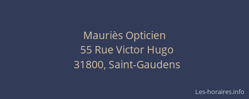 Mauriès Opticien
