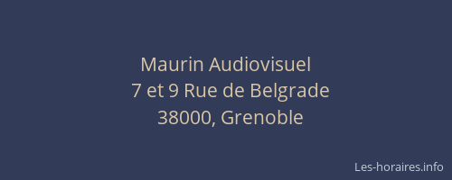 Maurin Audiovisuel