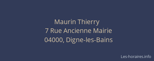 Maurin Thierry