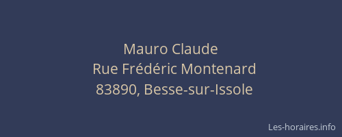Mauro Claude