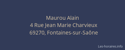 Maurou Alain