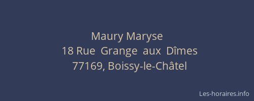 Maury Maryse