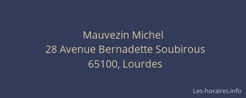 Mauvezin Michel