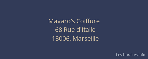 Mavaro's Coiffure