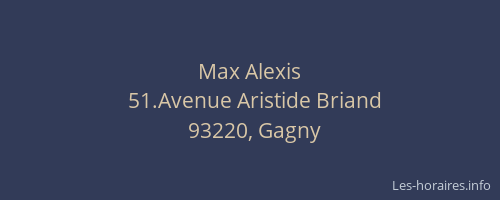 Max Alexis