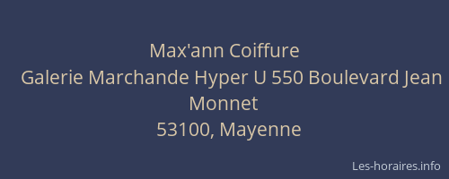Max'ann Coiffure