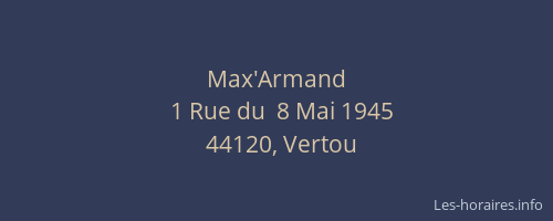 Max'Armand