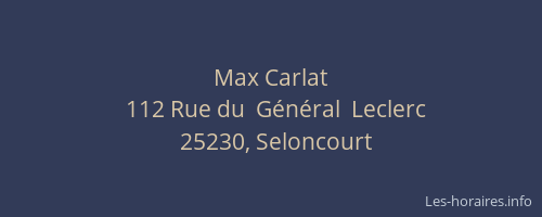 Max Carlat