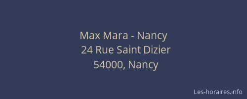 Max Mara - Nancy