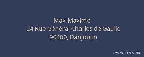 Max-Maxime