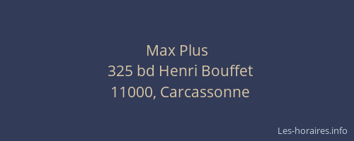 Max Plus