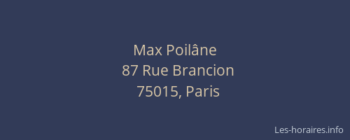 Max Poilâne