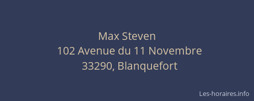 Max Steven