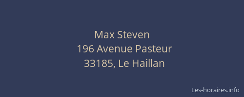 Max Steven