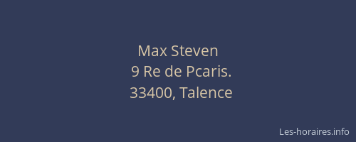 Max Steven