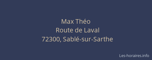 Max Th&eacute;o