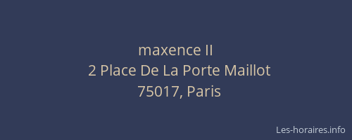 maxence II