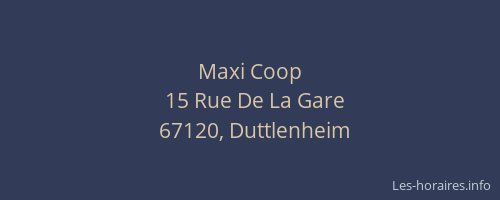 Maxi Coop