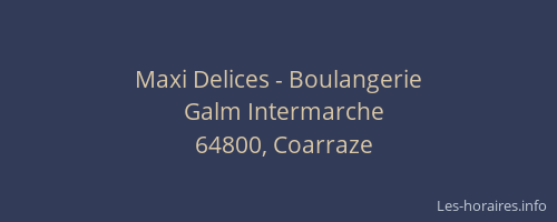 Maxi Delices - Boulangerie