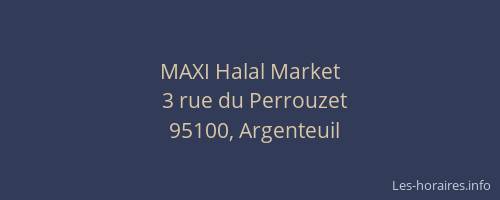 MAXI Halal Market