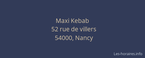 Maxi Kebab
