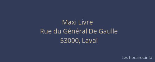 Maxi Livre
