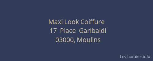 Maxi Look Coiffure
