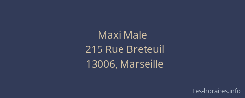 Maxi Male