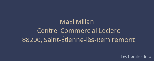 Maxi Milian