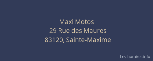 Maxi Motos