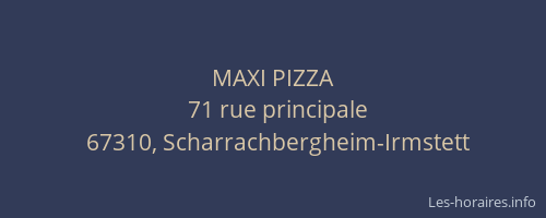 MAXI PIZZA
