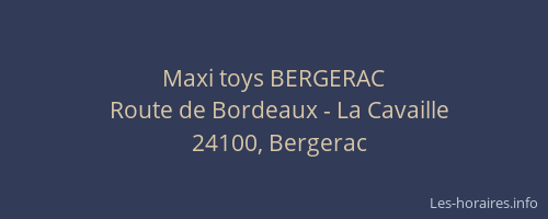 Maxi toys BERGERAC