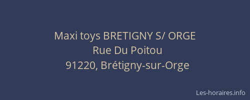 Maxi toys BRETIGNY S/ ORGE