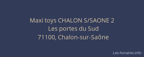 Maxi toys CHALON S/SAONE 2