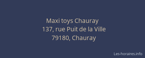 Maxi toys Chauray