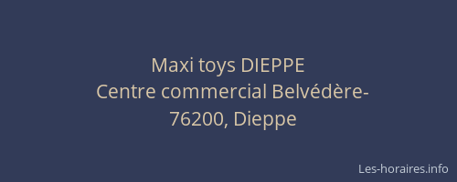 Maxi toys DIEPPE