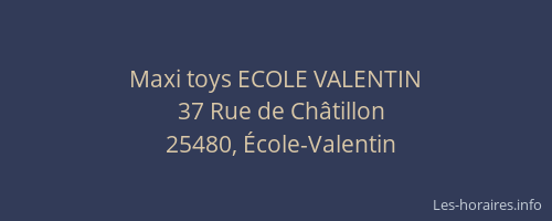 Maxi toys ECOLE VALENTIN