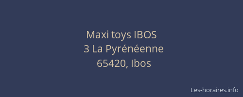 Maxi toys IBOS