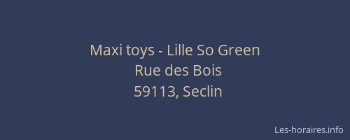 Maxi toys - Lille So Green