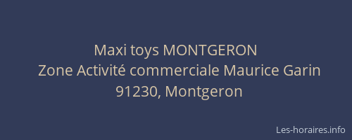 Maxi toys MONTGERON