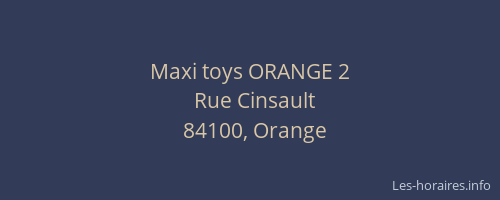Maxi toys ORANGE 2