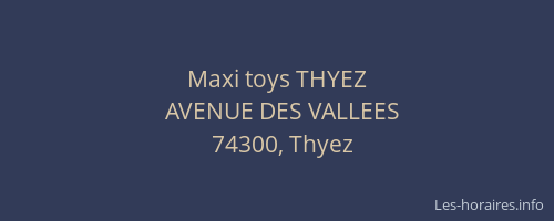 Maxi toys THYEZ