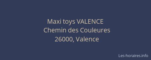 Maxi toys VALENCE