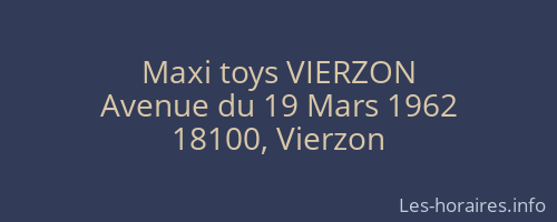 Maxi toys VIERZON