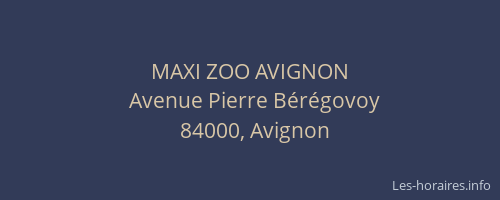 MAXI ZOO AVIGNON