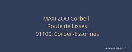 MAXI ZOO Corbeil