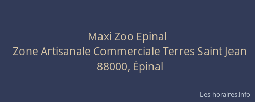 Maxi Zoo Epinal