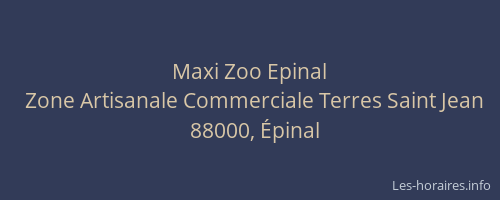 Maxi Zoo Epinal
