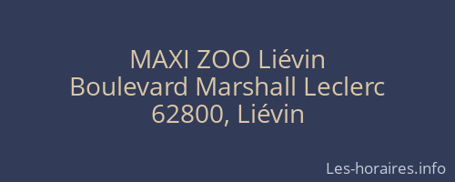 MAXI ZOO Liévin